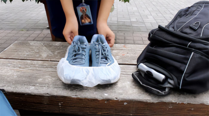 Pack Shoes In Shower Caps