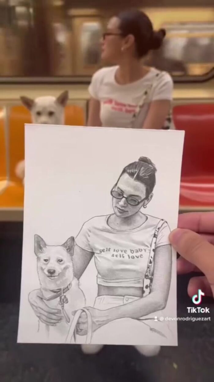 New York Artist Is Well-known For Drawing Unaware Subway Passengers and Then Posting Their Reaction Online (25 New Pics)