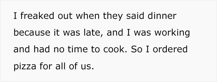 "Am I The Jerk For Serving My Boyfriend's Parents Pizza For Dinner?" "Am I The Jerk For Serving My Boyfriend's Parents Pizza For Dinner?"
