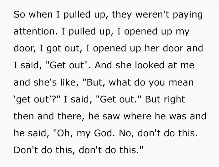 "I Took Him Back To His House": Uber Client Allegedly Picks Up Mistress Right After Wife And Kids Sent Him Off, Gets Karma Served Right Back "I Took Him Back To His House": Uber Client Allegedly Picks Up Mistress Right After Wife And Kids Sent Him Off, Gets Karma Served Right Back