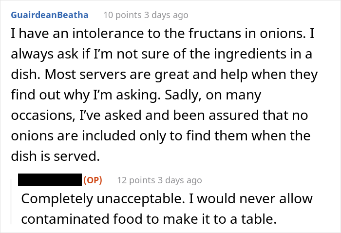 "Sorry, You Said You Were Allergic": Server Gets Applauded Online For Exposing Gluten-Free Trend Chaser