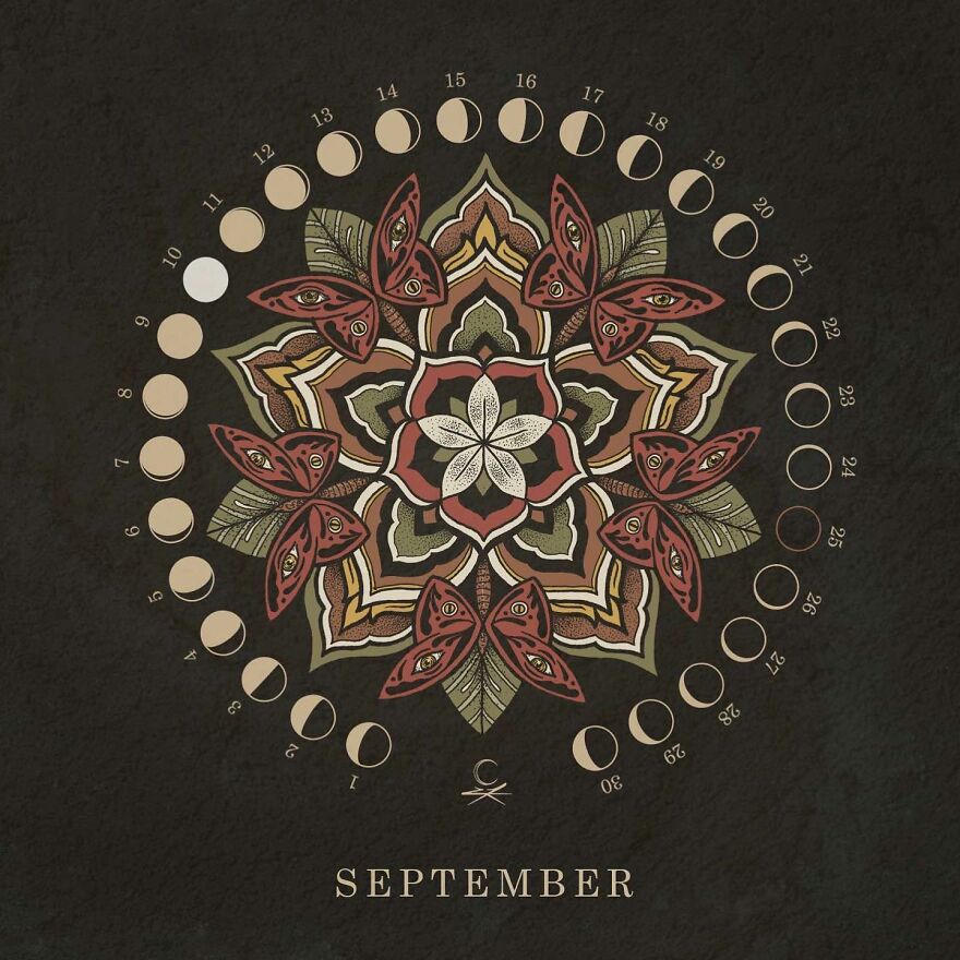 September's Moon Phases