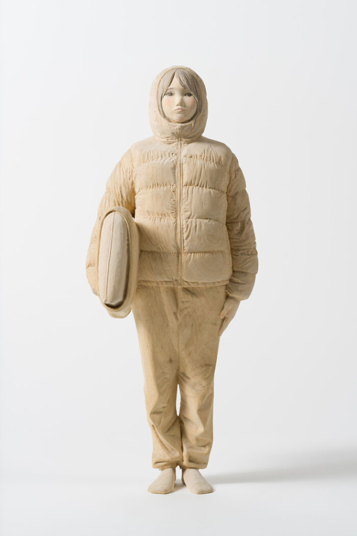 Ikuo Inada, escultura de madera