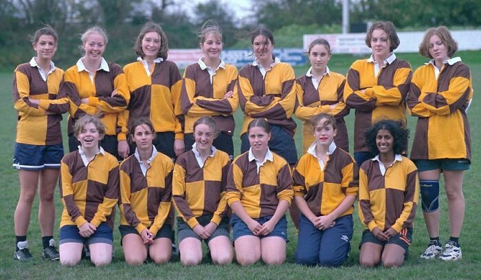 My Favourite Pic Of My Rugby Team After We Won Our League. We All Look Nuts But I Love It So Much