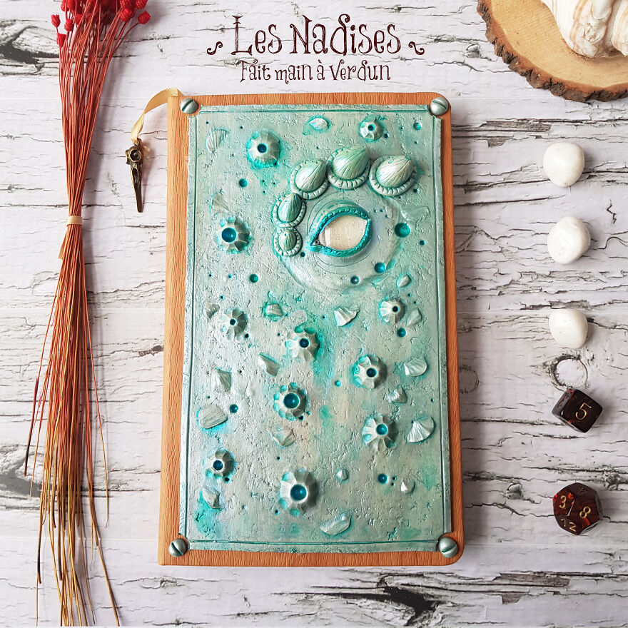 Frosted Green Dragon Journal