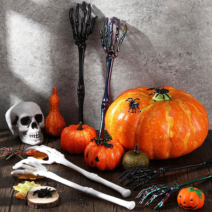 Skeleton Arm Salad Servers Set