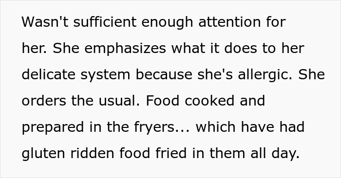 "Sorry, You Said You Were Allergic": Server Gets Applauded Online For Exposing Gluten-Free Trend Chaser