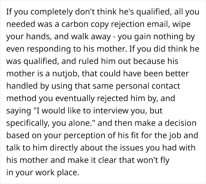 Controlling Mom Loses It When Her Adult Son Doesn&rsquo;t Get The Job After She Crashed The Interview