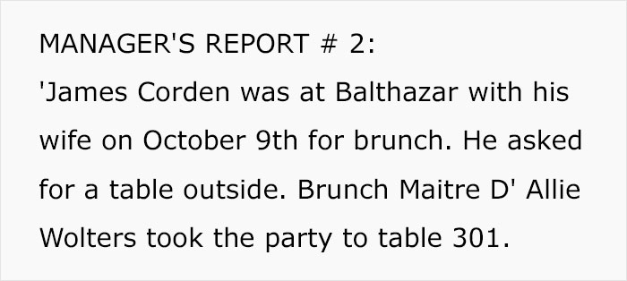 James Corden Was Banned From Prestigious NYC Restaurant “Balthazar”, Owner Goes Online To Explain Why James Corden Was Banned From Prestigious NYC Restaurant “Balthazar”, Owner Goes Online To Explain Why