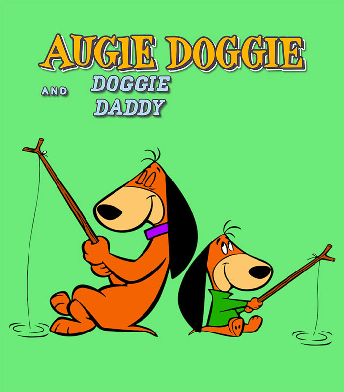 Poster for Augie Doggie and Doggie Daddy cartoon