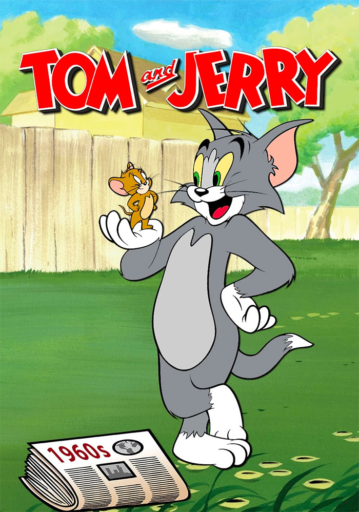 Poster for Tom and Jerry cartoon
