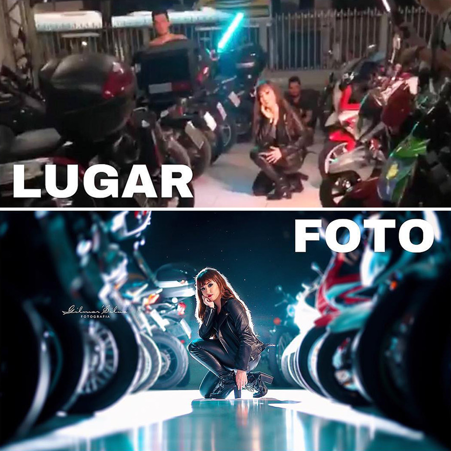 Photographer Continues To Show The Backstage Of His Work Proving That In Simple Places You Can Make Great Photos