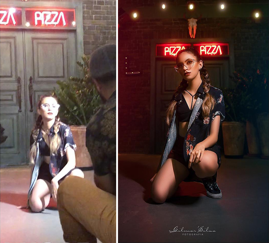 Photographer Continues To Show The Backstage Of His Work Proving That In Simple Places You Can Make Great Photos