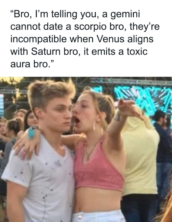 Zodiac meme about dating