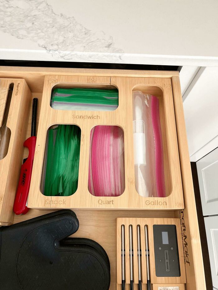 Ziplock Bag Organizer!