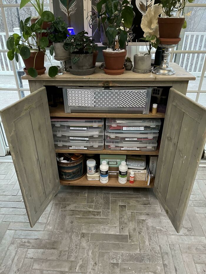 My Craft Cabinet Is No Longer The Crap Cabinet