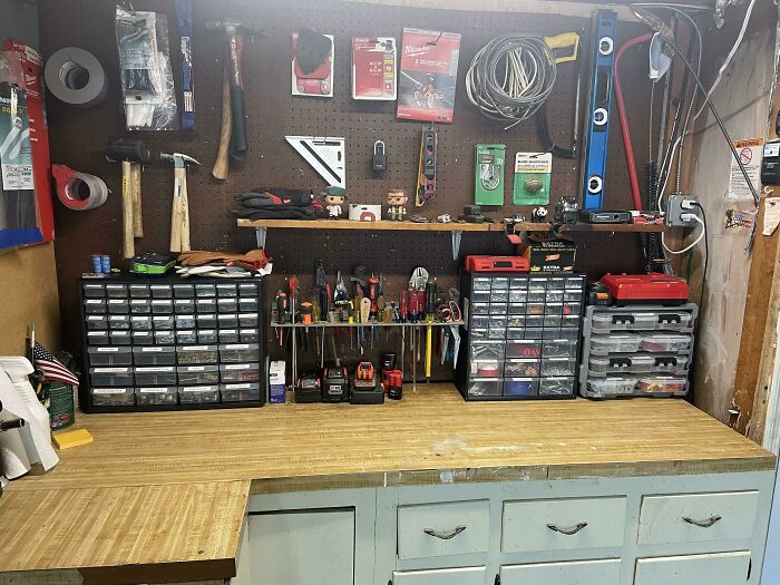 Finally Organized My Work Bench