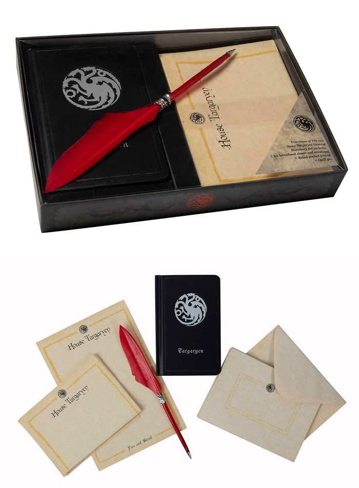 Game Of Thrones: House Targaryen: Desktop Stationery Set