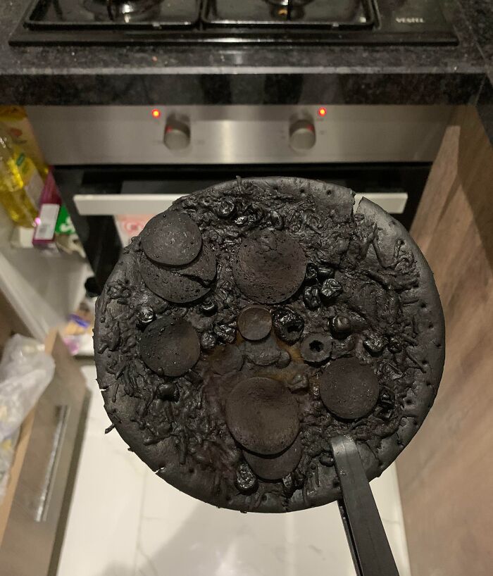 I Forgot This Pizza In The Oven About A Year Ago