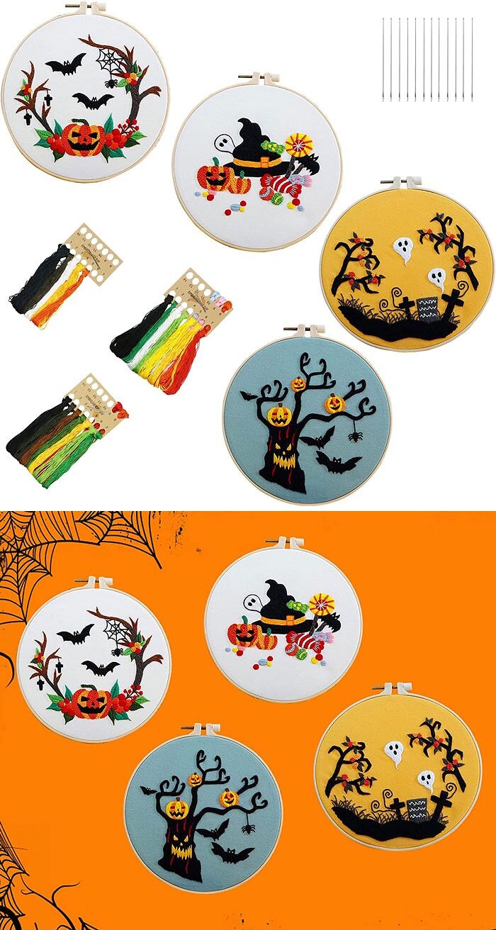 Halloween Embroidery Kit