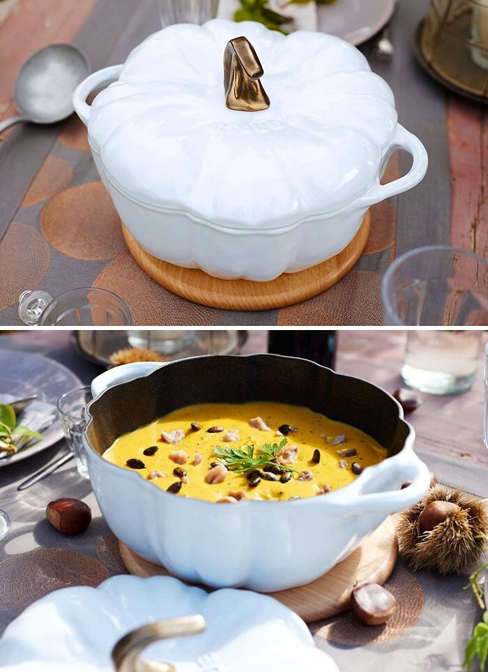 Cast Iron Pumpkin Cocotte