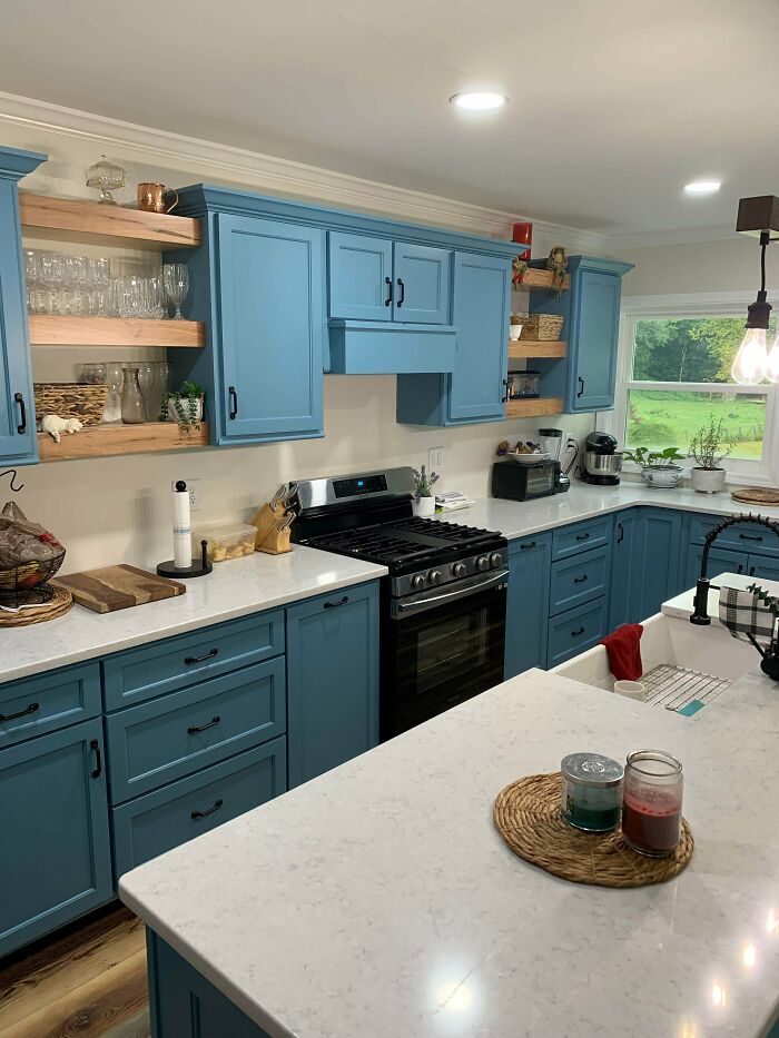 The Customer Wanted Blue They Got It Turned Out Good I Think