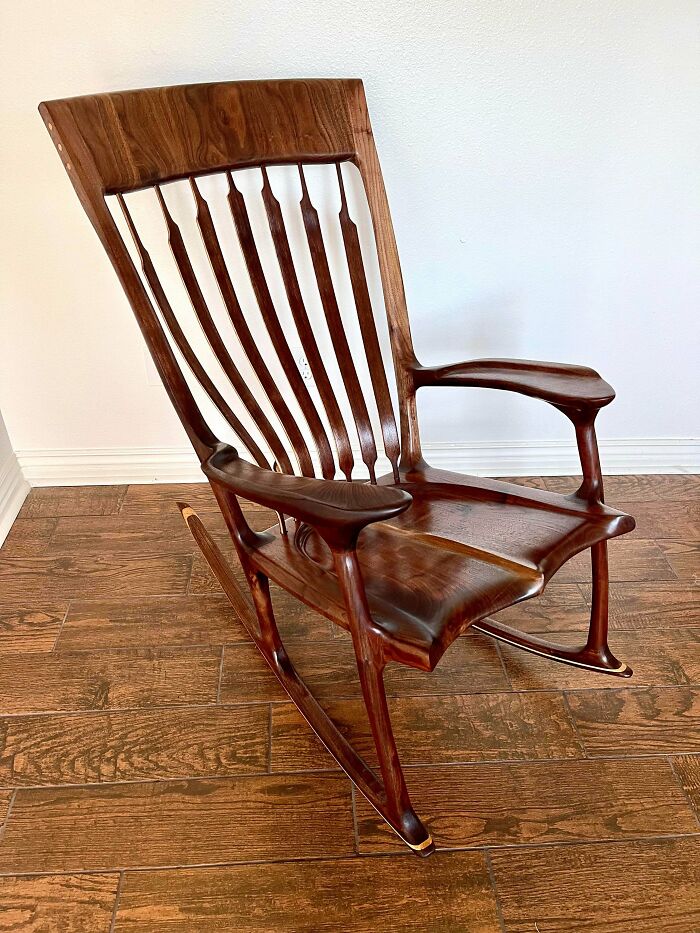 Some Spent Covid Getting Fit, I Built A New Place To Sit!