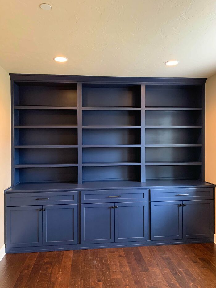 Made This Navy Built In For A Client. They Liked It So That’s Good