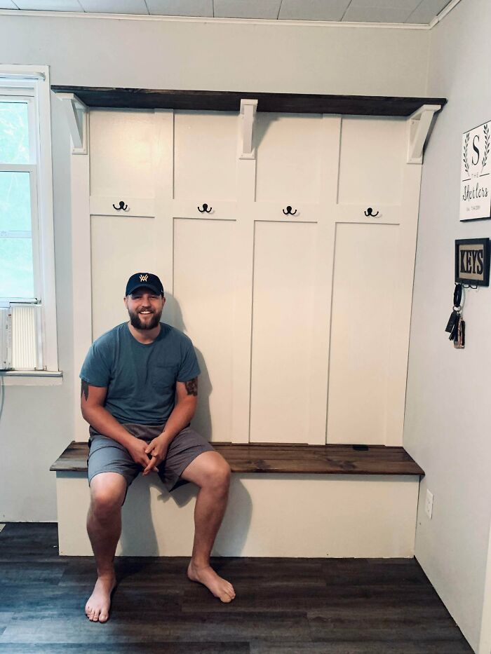 New Hall Tree I Made For The Home