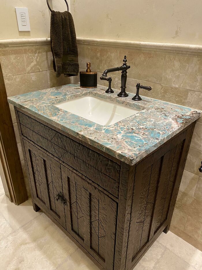 My First Distressed Piece. Thoughts?