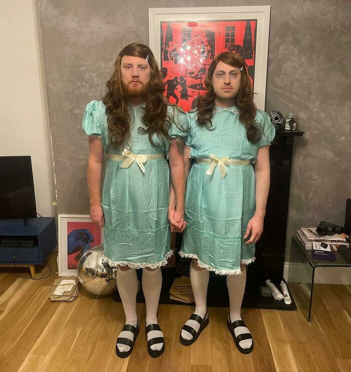 Mi amigo y yo en Halloween