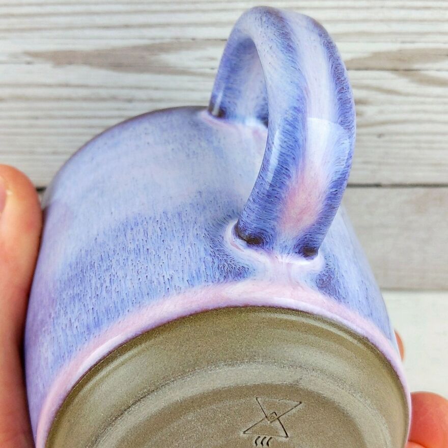 Glaze Detail Under The Handle Of One Of My Most Recent Mugs