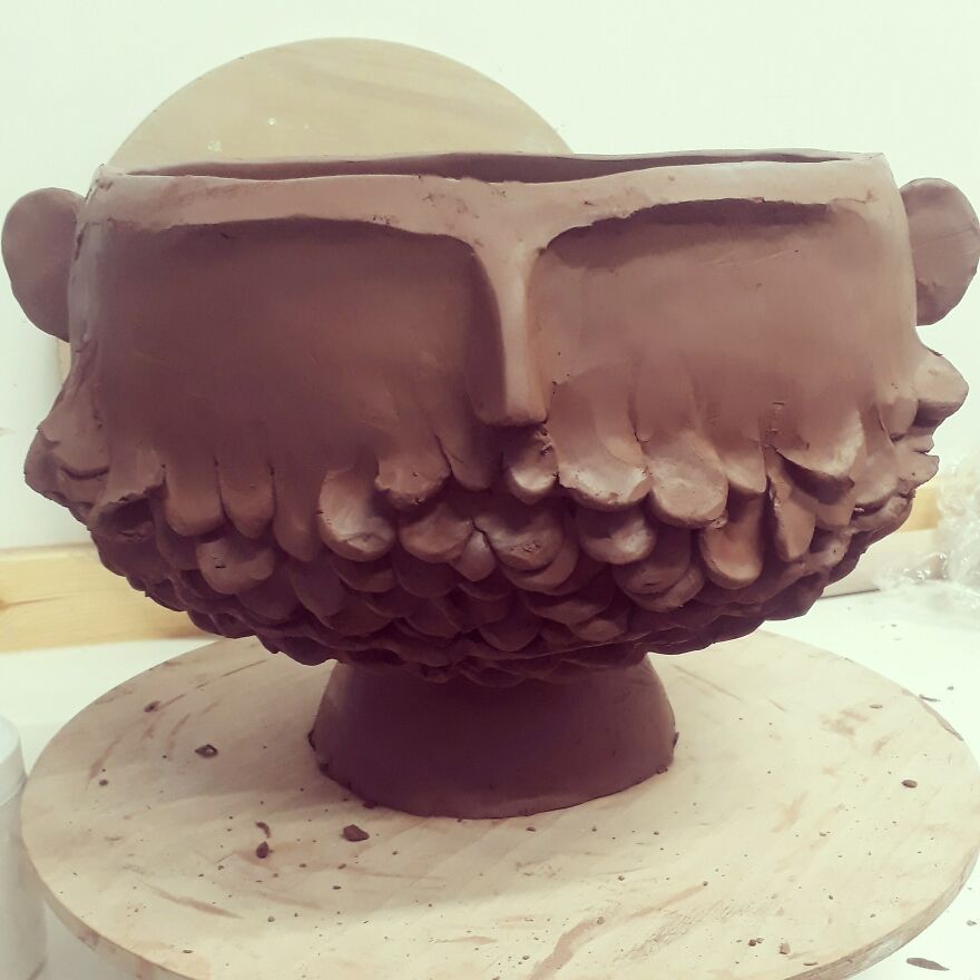 My Partner Has Been Tending To All Our Plants So I Made Him Into A Planter