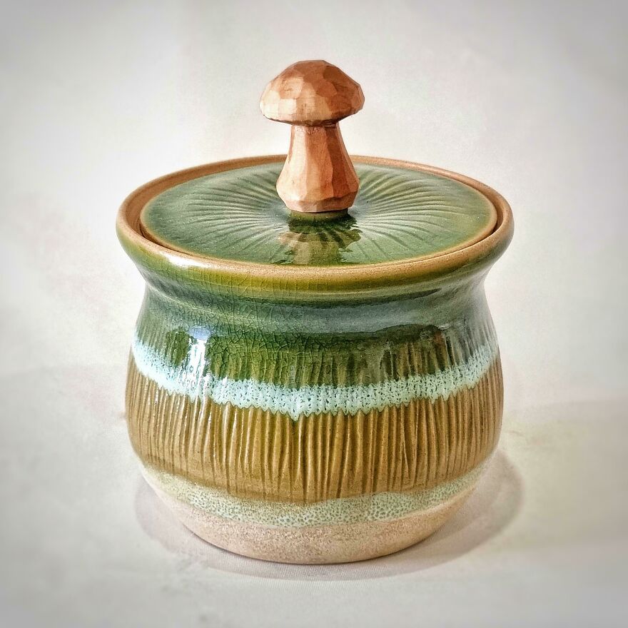 Made A Cool Jar With A Mushroom🍄