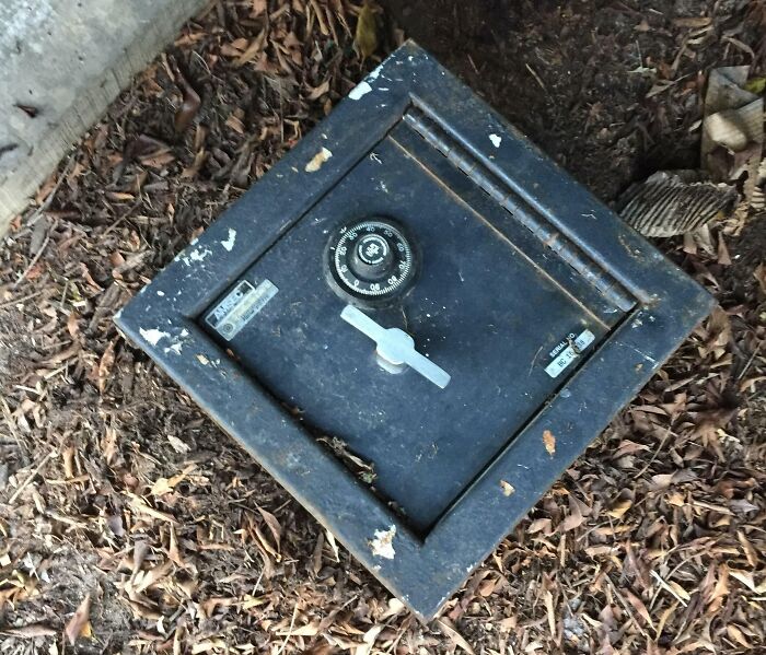 So We Found This Safe At Our New Home. Any Ideas On How To Open It?