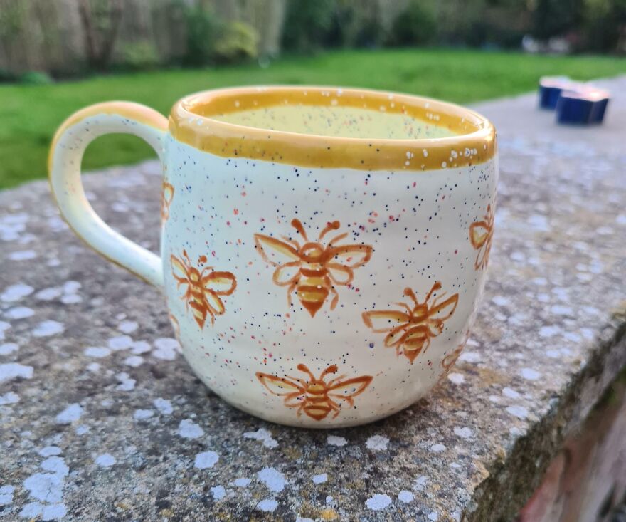 My Mother Has A Lil Studio So I Thought I Would Finally Give In And Paint A Mug While I'm Home From University