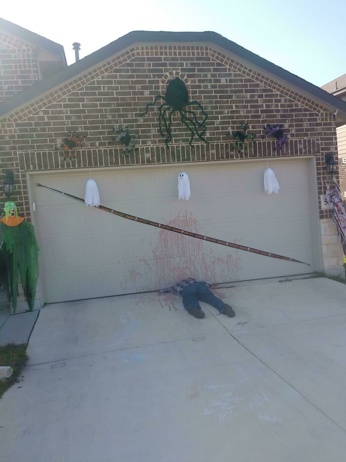 Saw This Crazy Decoration At A Neighbor's House