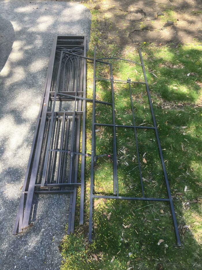 Was Literally On My Way To Lowe’s To Buy A Trellis For Our Clematis When I Found These Guys Free On The Side Of The Road