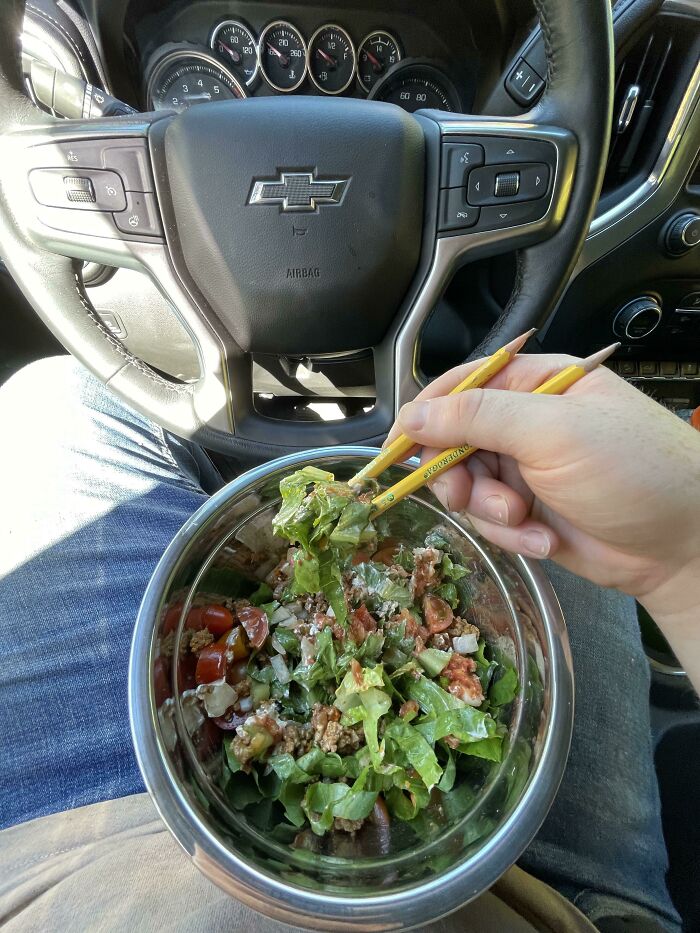 When You Forget Your Fork