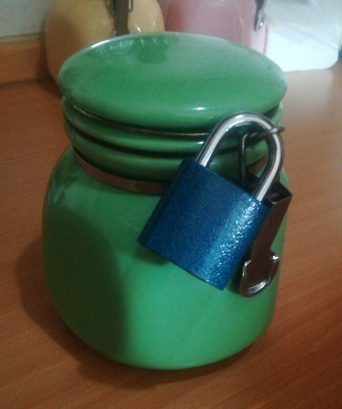 Woke Up To My Coffee Jar Like This After A Petty Argument With My Partner