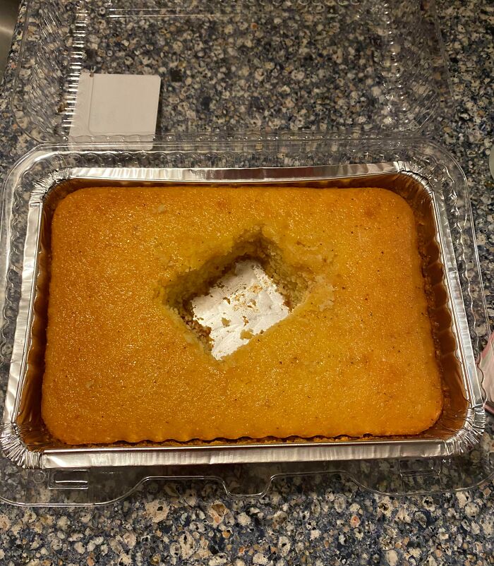 I Call This OCD Cornbread. My Wife Ate My Last Apple, This Is My Revenge