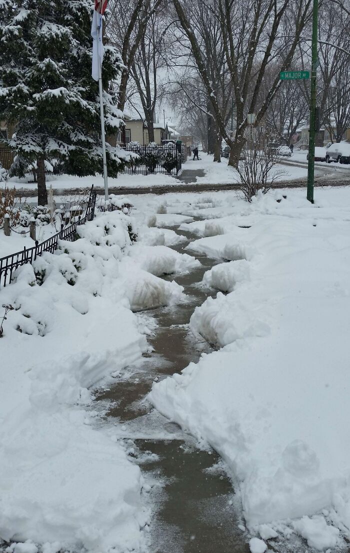 If I'm The Only One In My Building Who Shovels The Sidewalk, Then I Will Have My Revenge