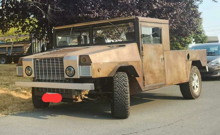 Front Of Homemade Hummer