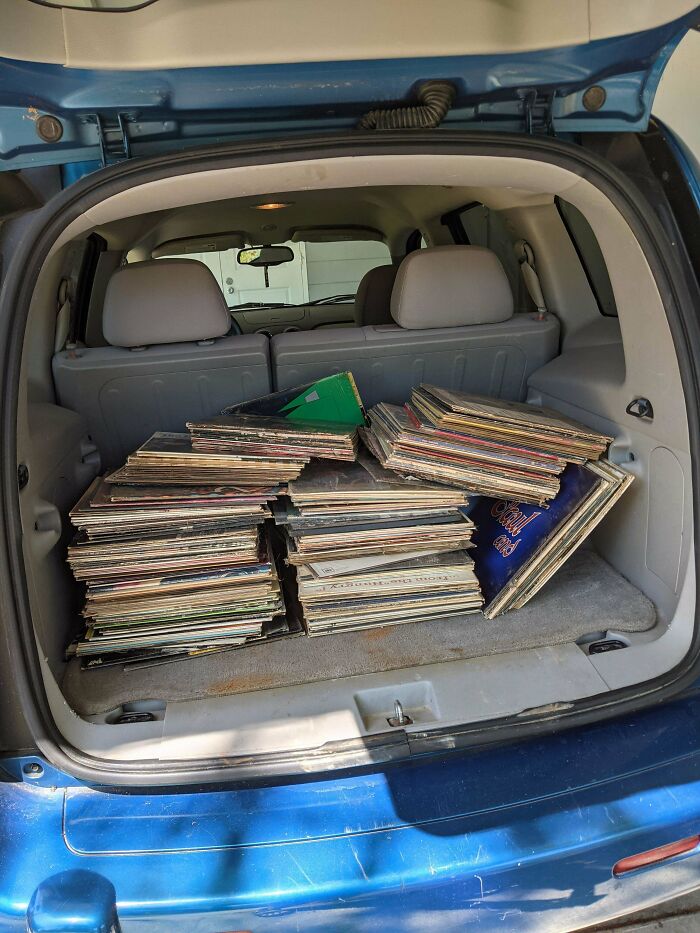 A House Near Us Has Been Putting Stuff Out Like Crazy Lately. The Records Are Probably The Best Thing I’ll Ever Find On The Curb