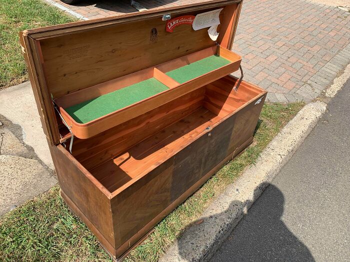 Encontré este baúl de cedro hace unos días