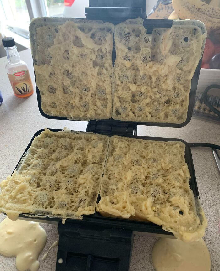 First Time Ever Making Waffles For My Husband’s Birthday Breakfast