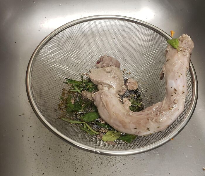 Wife Spent 5 Hours Making Dinner And Specifically The Gravy. She Went To Strain It So She Could Get The Extra Stuff Out, And Accidentally Poured It Directly Down The Drain