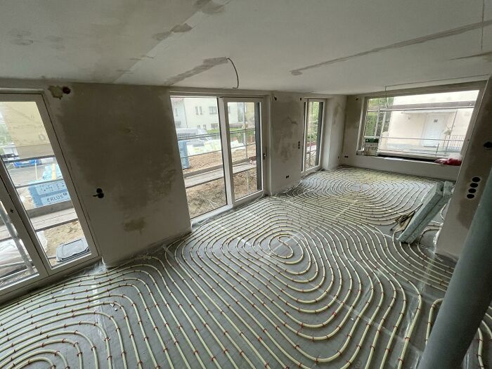 Saw A Post About Floor Heating On Here, This Is My Freehanded Version