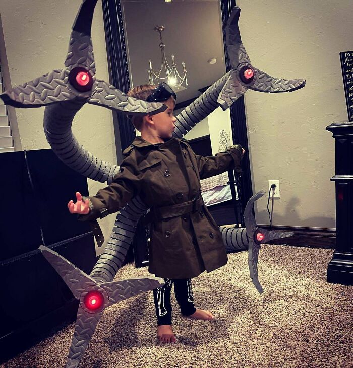 My Son’s Doc Ock Costume For Halloween