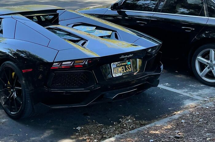 Lamborghini Aventador The License Plate Gave Me A Good Laugh